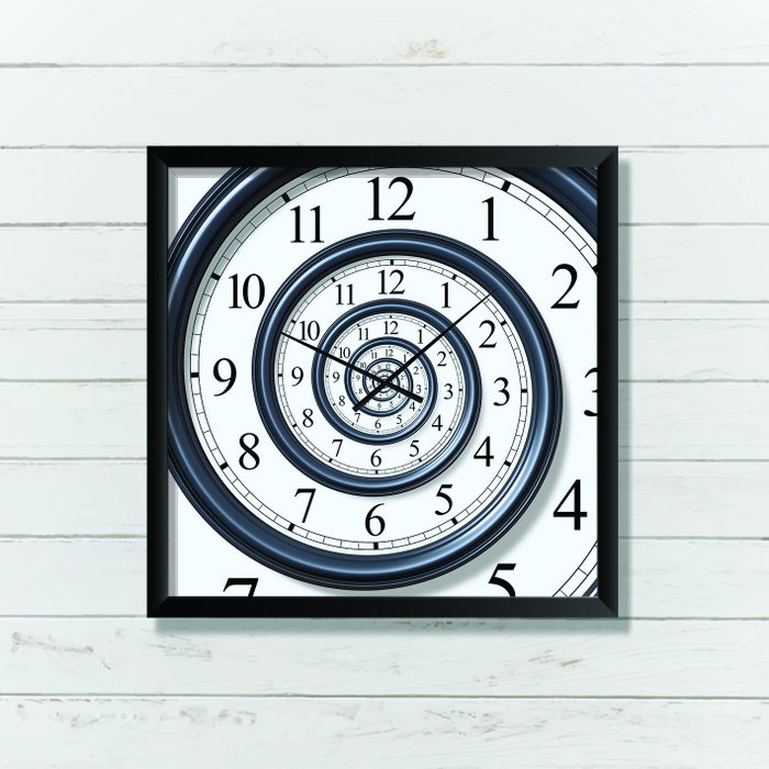 Wallity Reloj de Pared Decorativo Multicolor 45x45 cm Wallity Reloj de Pared Decorativo Multicolor 45x45 cm